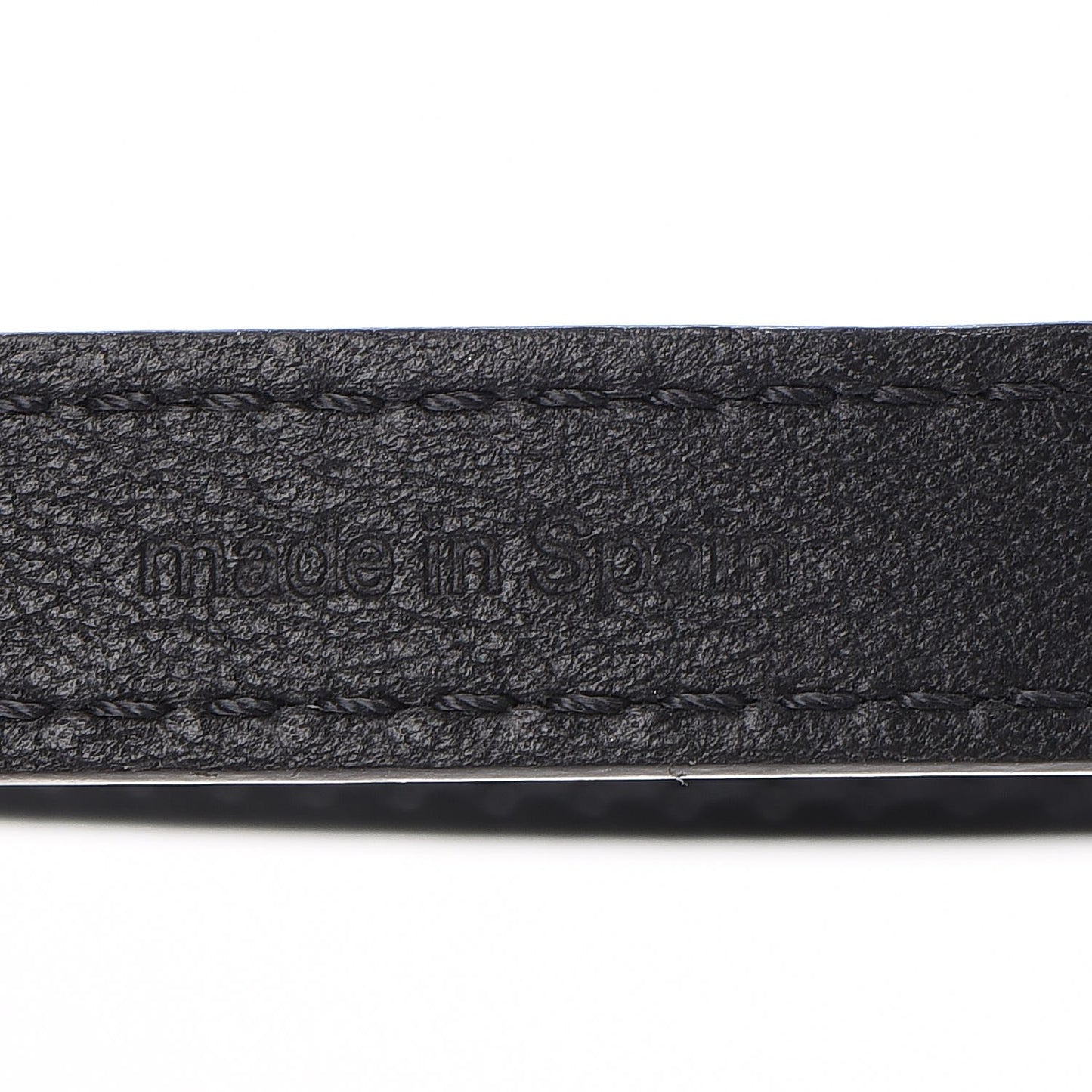 Calfskin Box It Bracelet 17 Black