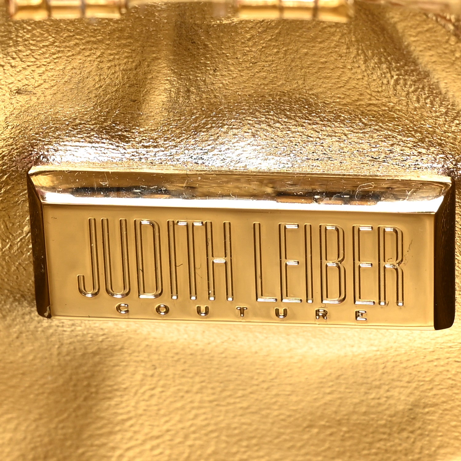 Judith Leiber Crystal Money Bags Minaudiere Clutch Gold 6 of 10