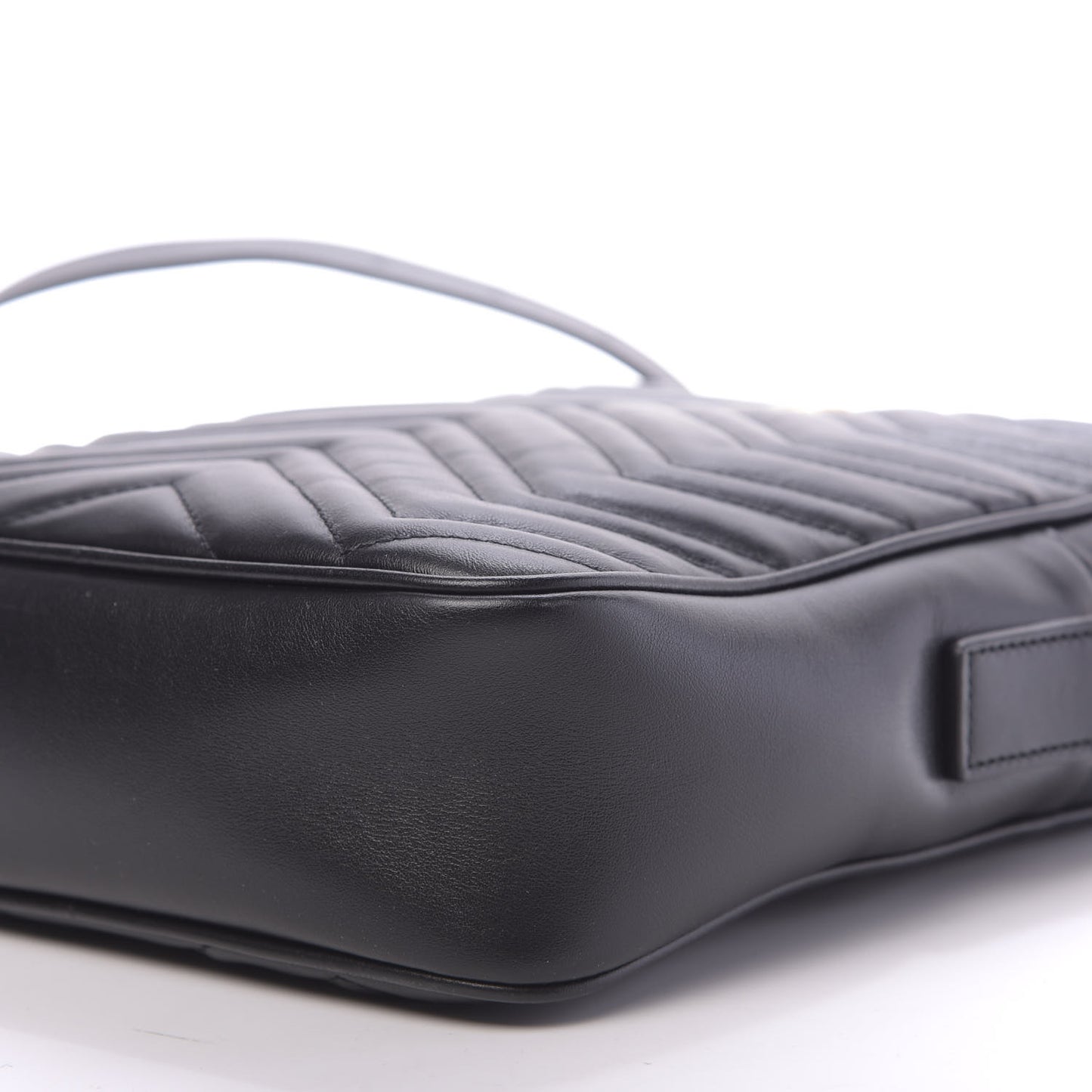 Calfskin Matelasse GG Marmont Travel Bag Black