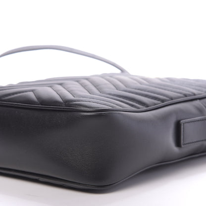 Gucci Calfskin Matelasse GG Marmont Travel Bag Black 7 of 13
