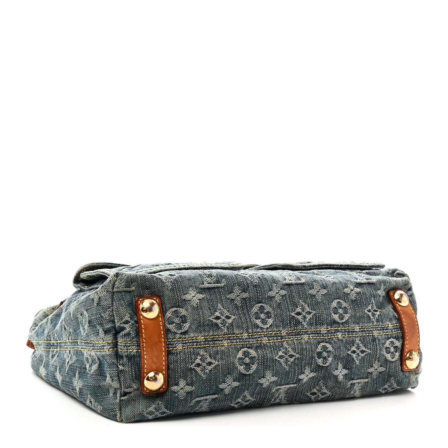 Louis Vuitton Monogram Denim Baggy PM Blue 4 of 10