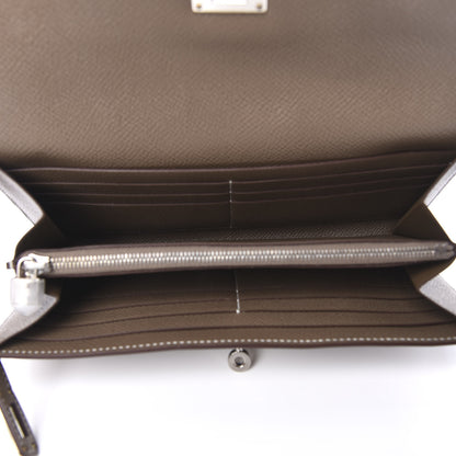 Hermes Epsom Kelly Longue Wallet Etoupe 5 of 8