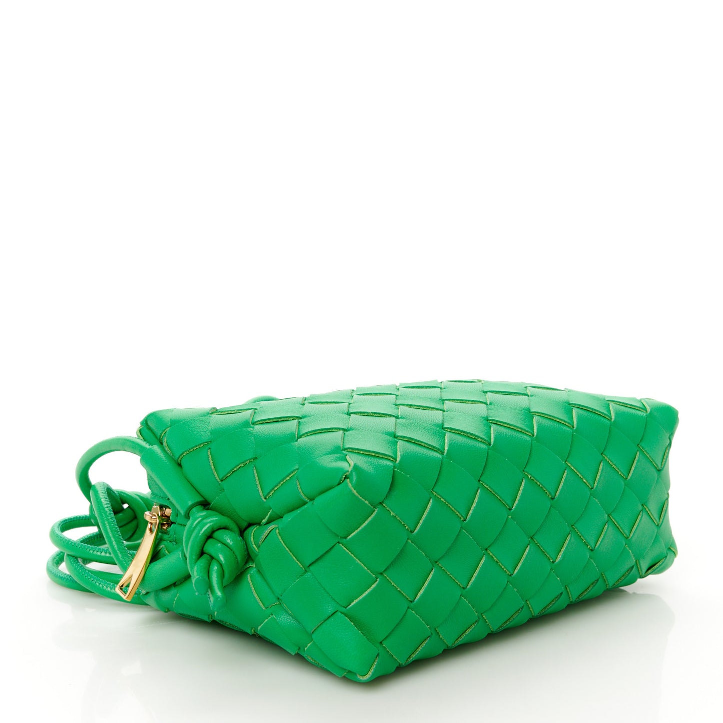 Nappa Intrecciato Mini Loop Camera Bag Parakeet