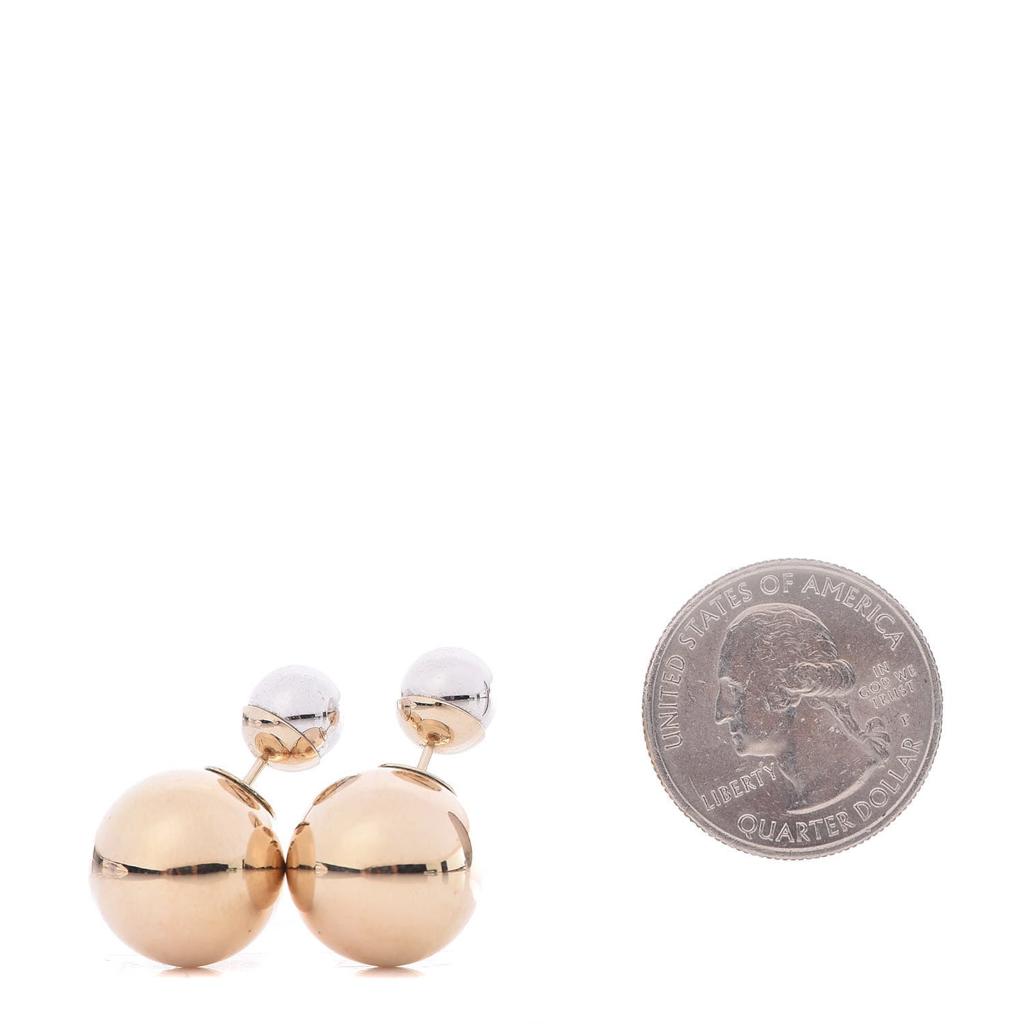 Mise En Dior Tribal Earrings Silver Gold