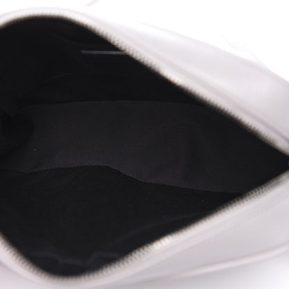 Saint Laurent Calfskin Matelasse Monogram Lou Camera Bag Granite 4 of 9