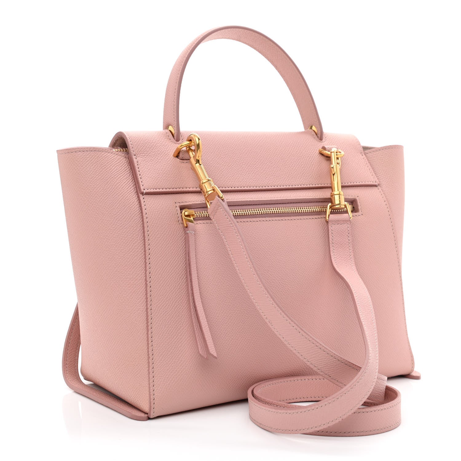 Celine Grained Calfskin Micro Belt Bag Vintage Pink 3 of 11