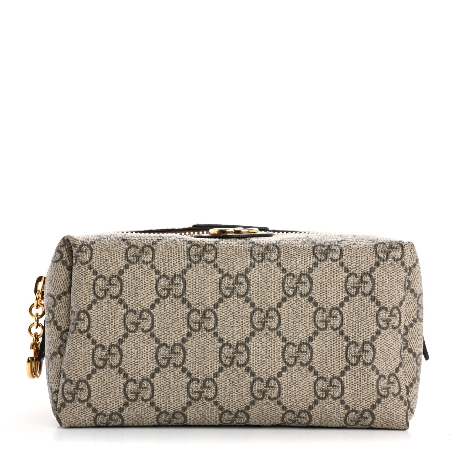 Gucci Soft GG Supreme Monogram Calfskin Small Ophidia Cosmetic Case Beige Ebony New Acero 1 of 7