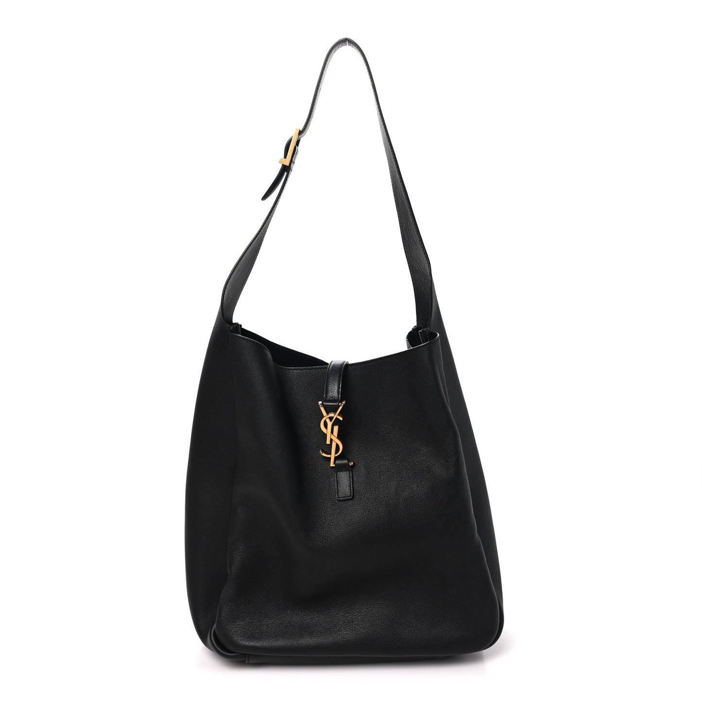 Smooth Calfskin Large Le 5 A 7 Soft Hobo Black