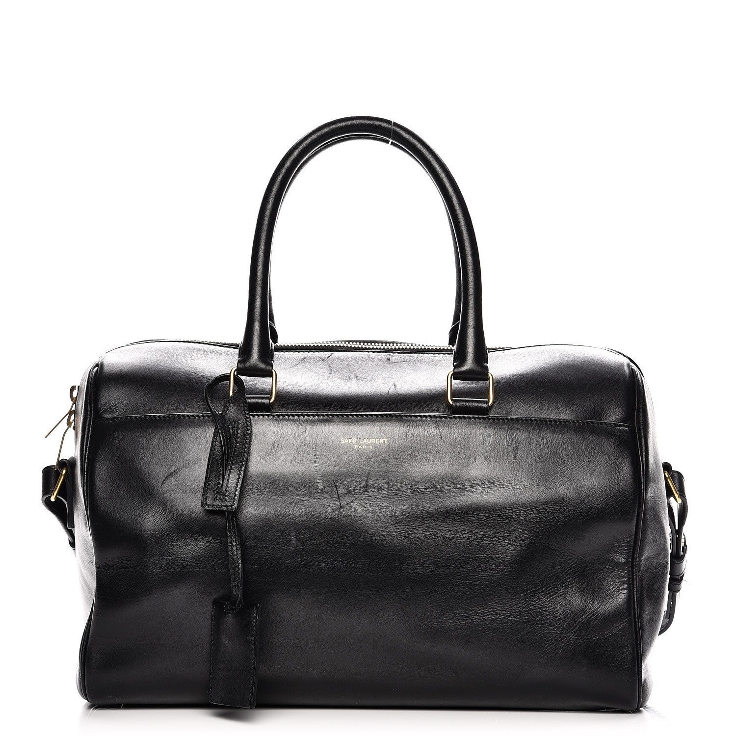 Saint Laurent Smooth Calfskin Classic Duffle 6 Bag Black 1 of 11