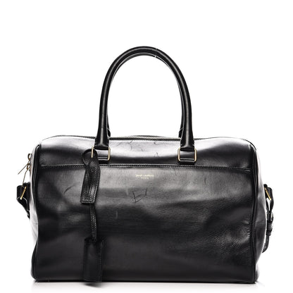 Saint Laurent Smooth Calfskin Classic Duffle 6 Bag Black 1 of 11