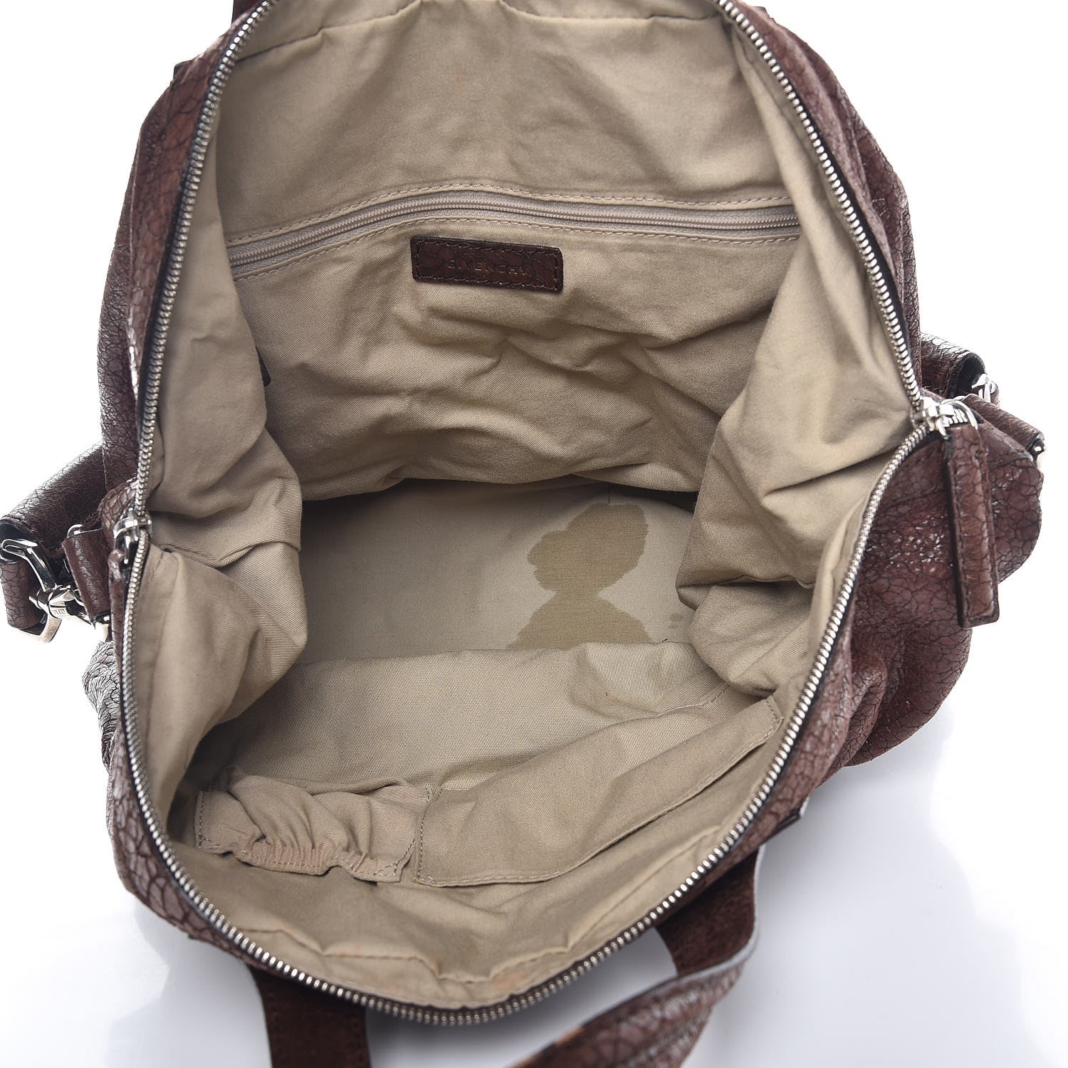 Givenchy Crackled Calfskin Medium Nightingale Brown 6 of 17