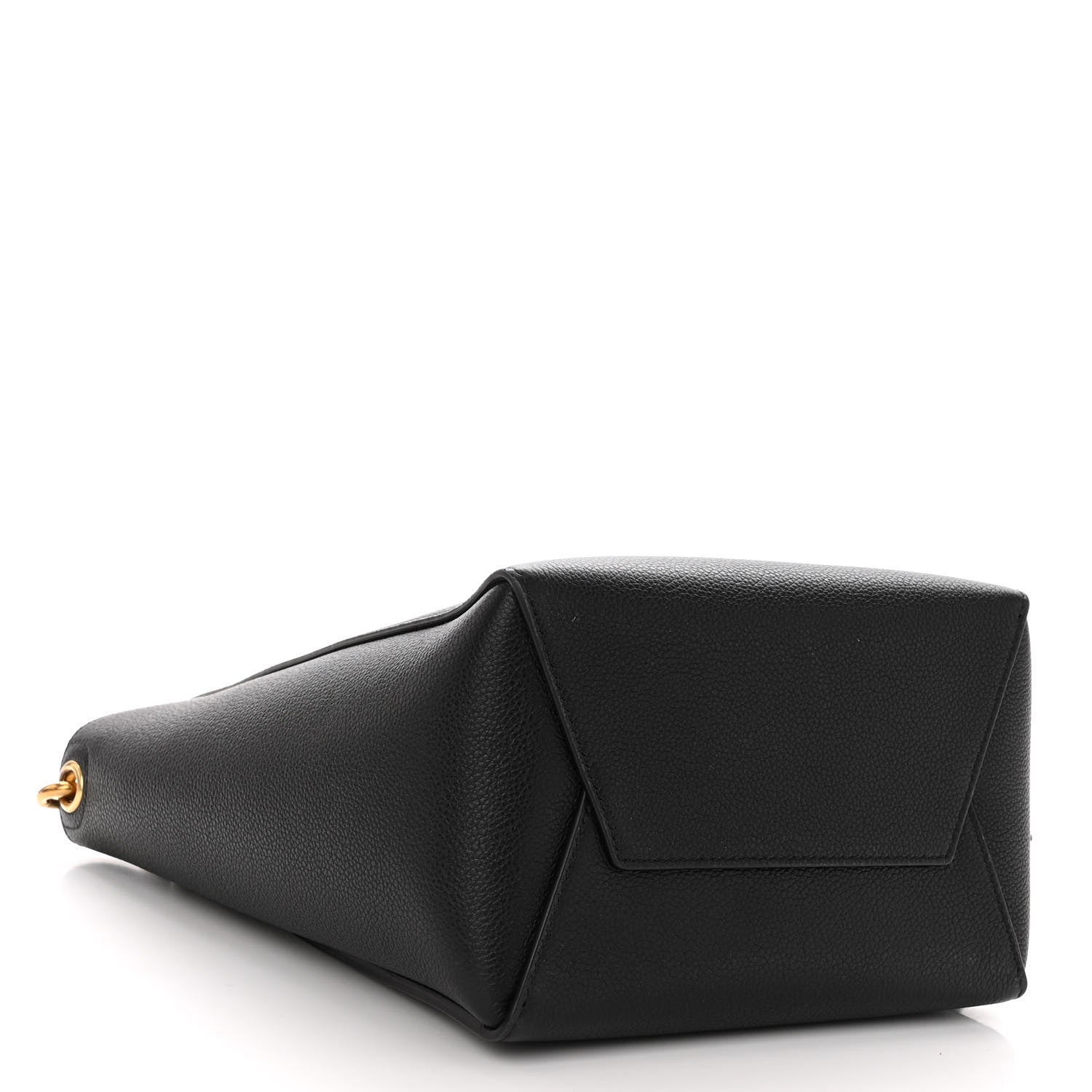 Celine Soft Grained Calfskin Small Sangle Bucket Bag Black 4 of 9