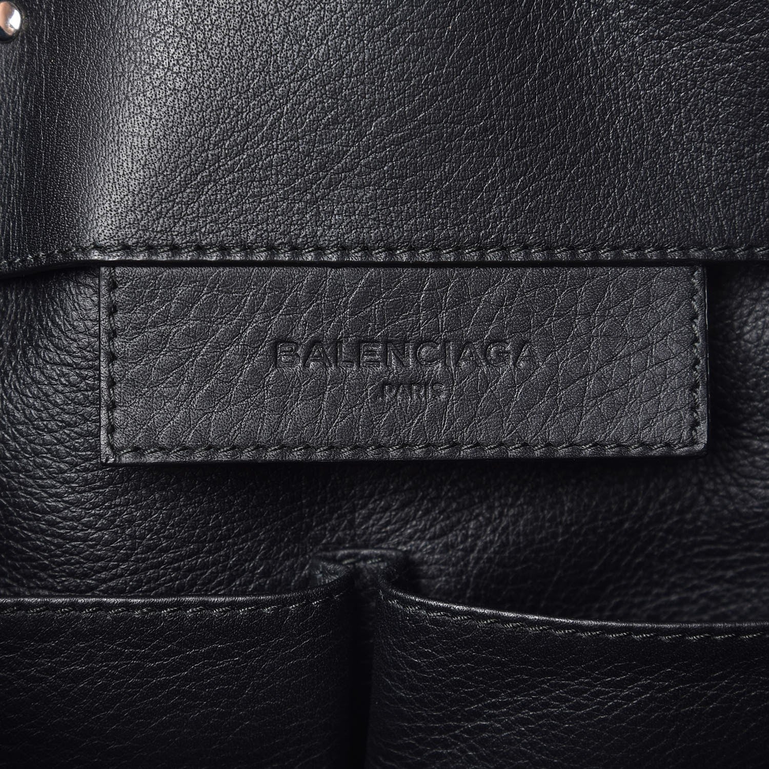 Balenciaga Supple Calfskin Papier A4 Zip Around Tote Black 6 of 8