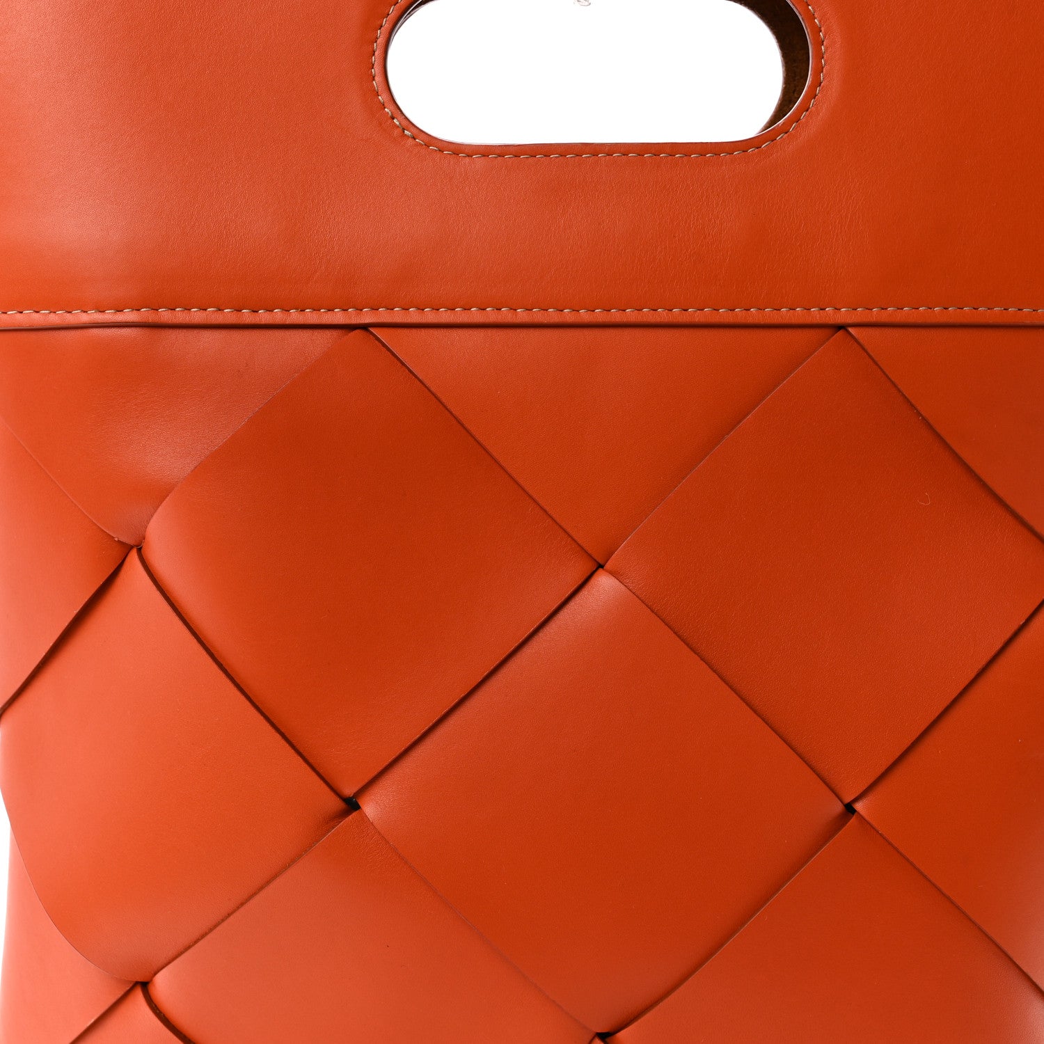 Bottega Veneta French Calfskin Small Slip Tote Orange 7 of 9