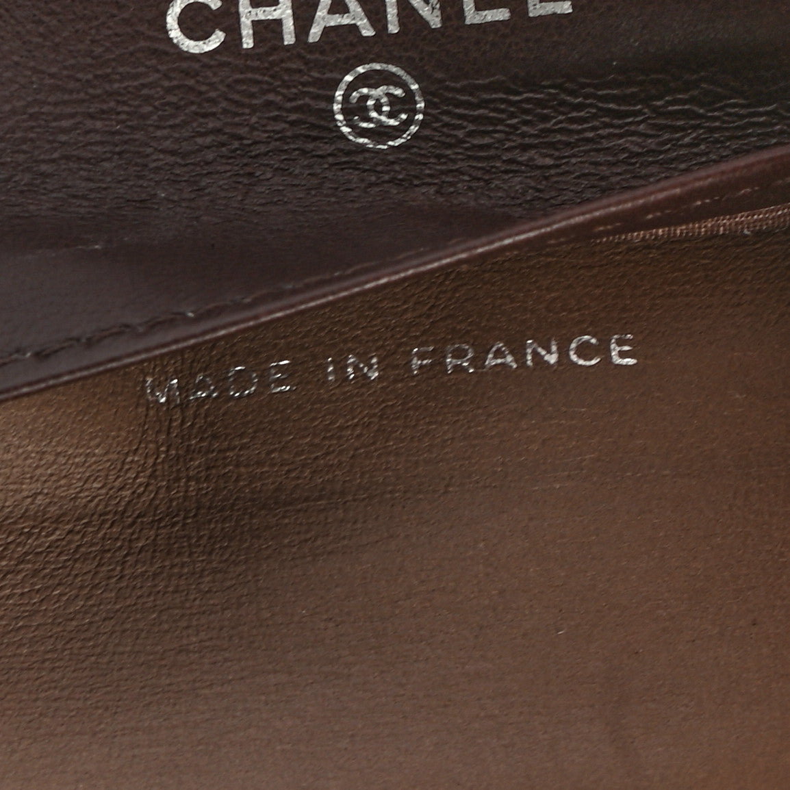 Chanel Lambskin Quilted Double Sided Wallet Brown 6 of 7