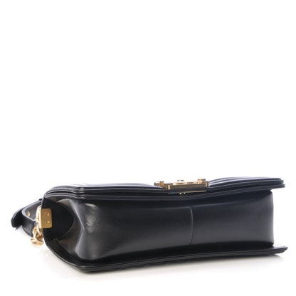 Chanel Lambskin Quilted Medium Boy Flap Black 4 of 11