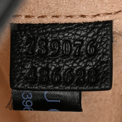 Gucci Goatskin Mini Aphrodite Shoulder Bag Black 7 of 10