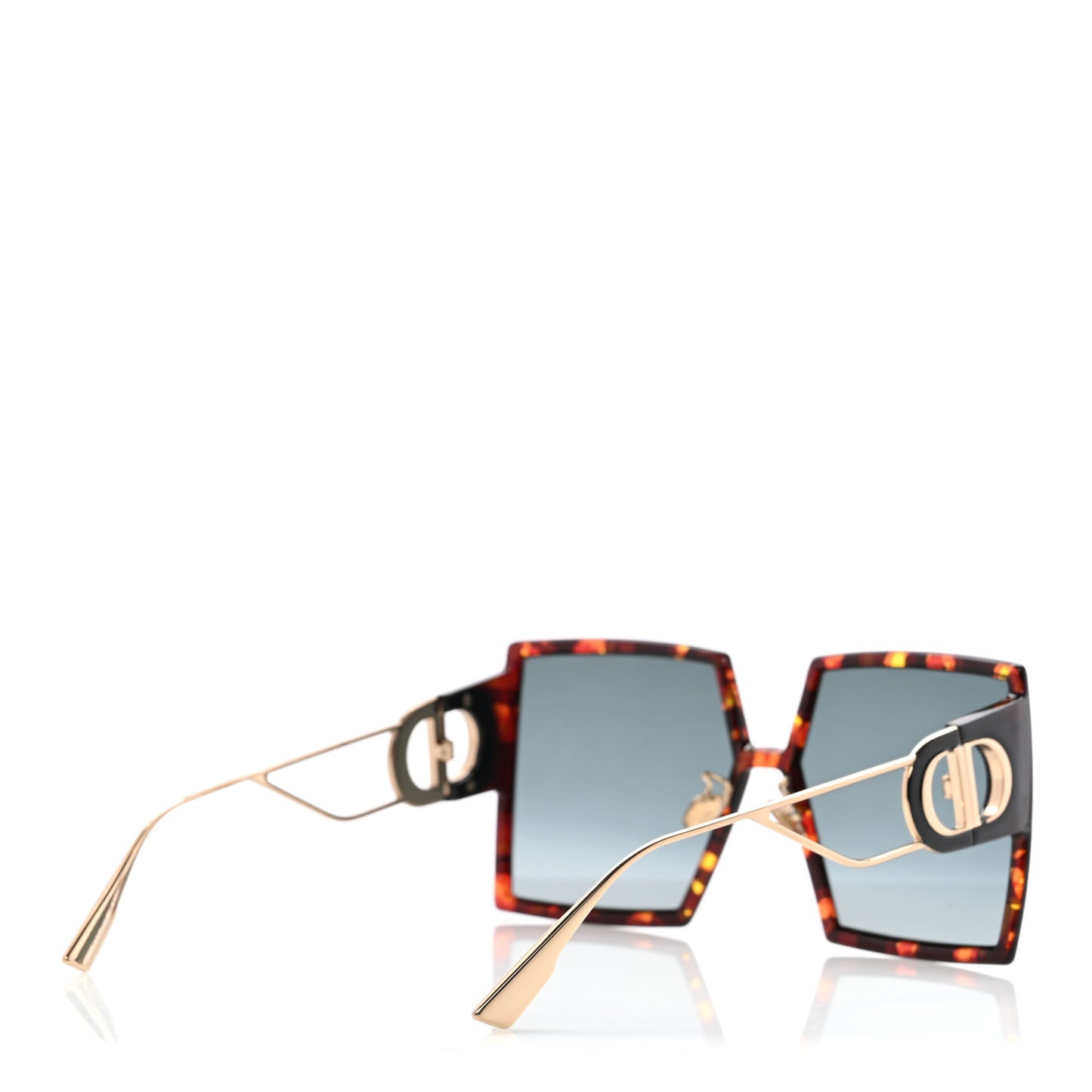 Square 30 Montaigne Sunglasses Tortoise
