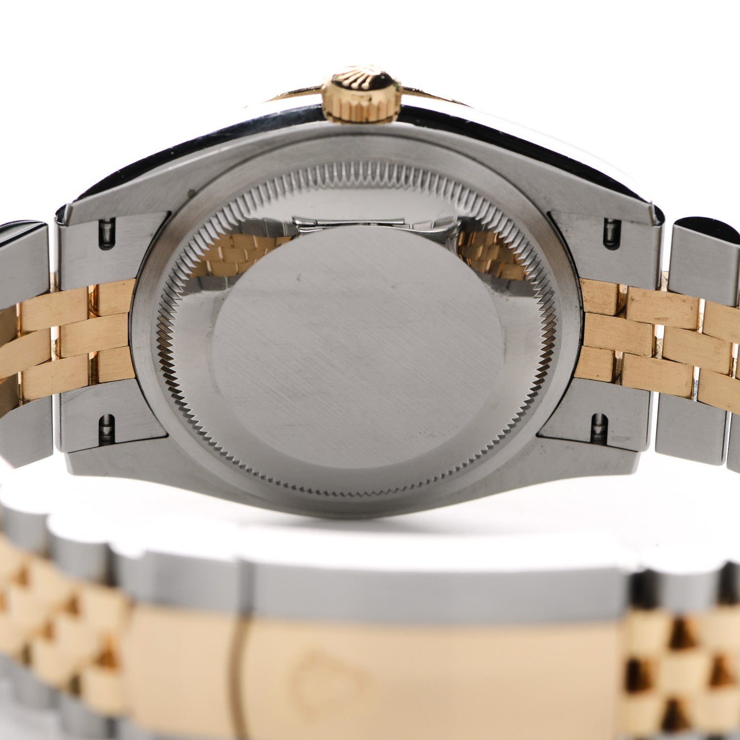 Stainless Steel 18K Yellow Gold Diamond 36mm Oyster Perpetual Datejust Watch Champagne 126233