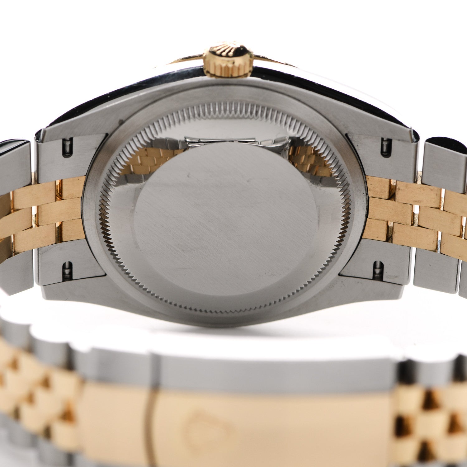 Rolex Stainless Steel 18K Yellow Gold Diamond 36mm Oyster Perpetual Datejust Watch Champagne 126233 4 of 5