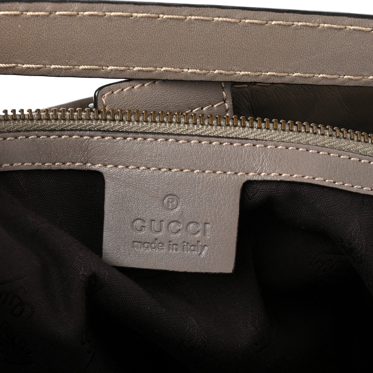 Gucci Guccissima Medium Jockey Tote Grey 6 of 10