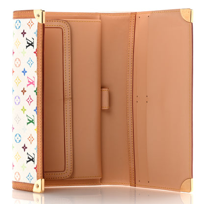 Louis Vuitton Monogram Multicolor Porte Tresor International Wallet White 5 of 13