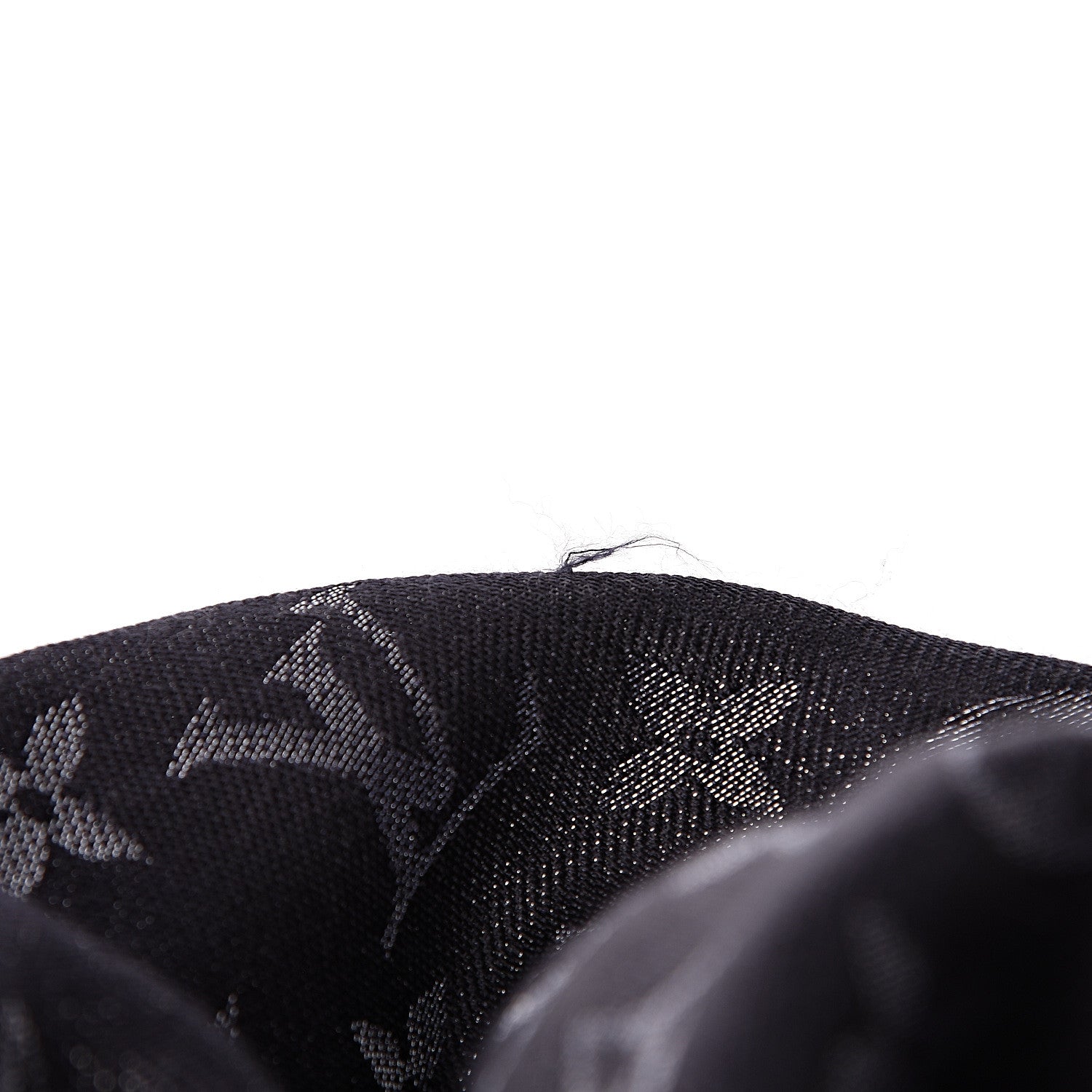 Louis Vuitton Silk Lurex Wool Monogram Shine Shawl Black 4 of 6