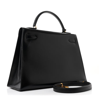Hermes Box Kelly Sellier 32 Black 3 of 16