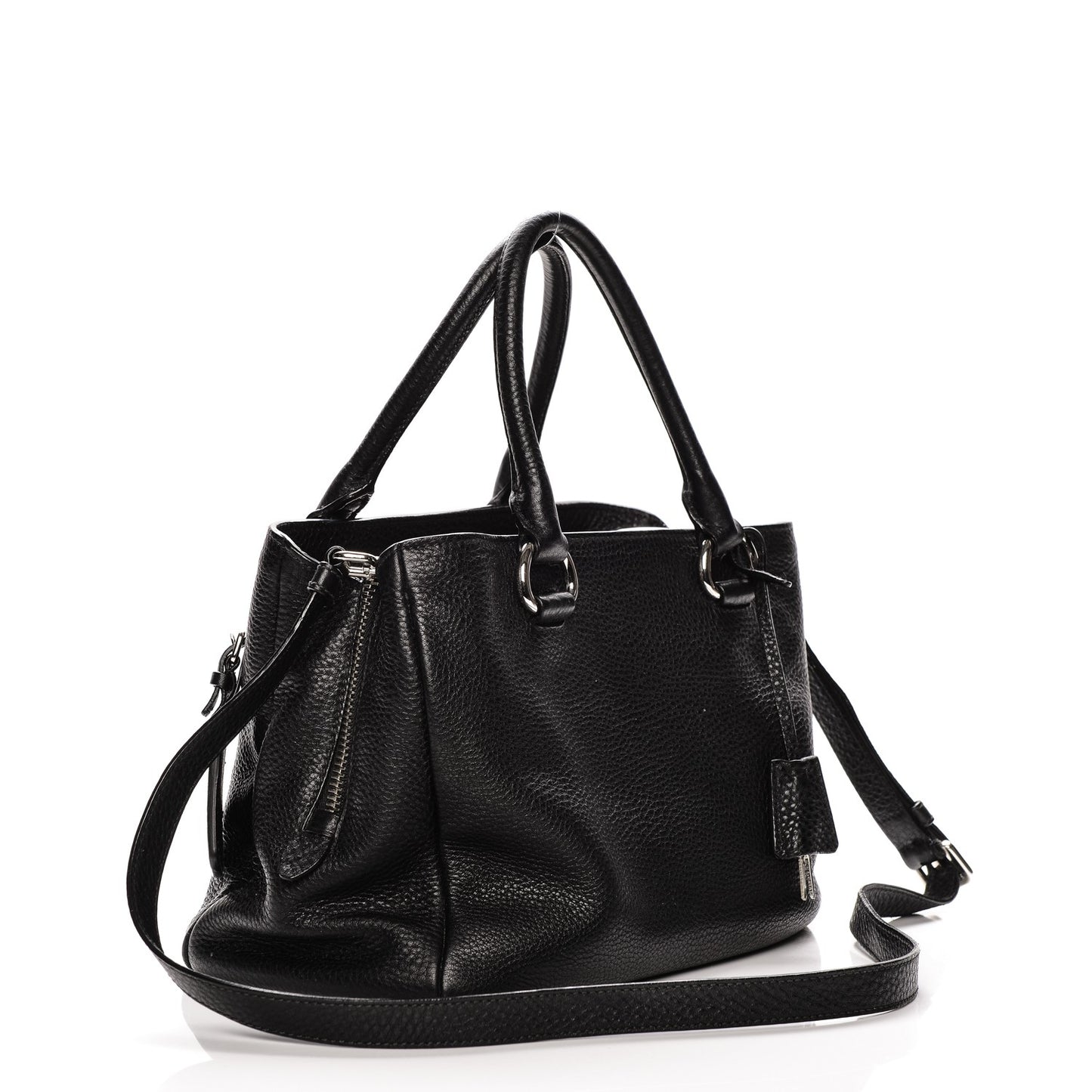 Vitello Daino Tote Nero Black