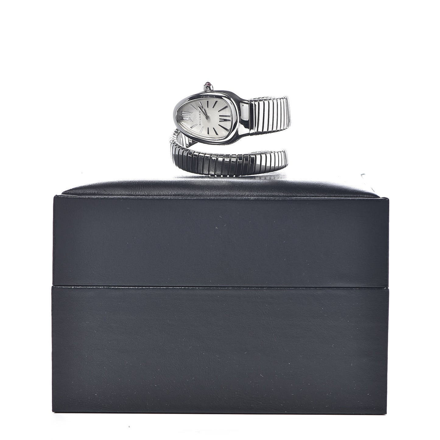 Stainless Steel 35mm Serpenti Tubogas Quartz Watch