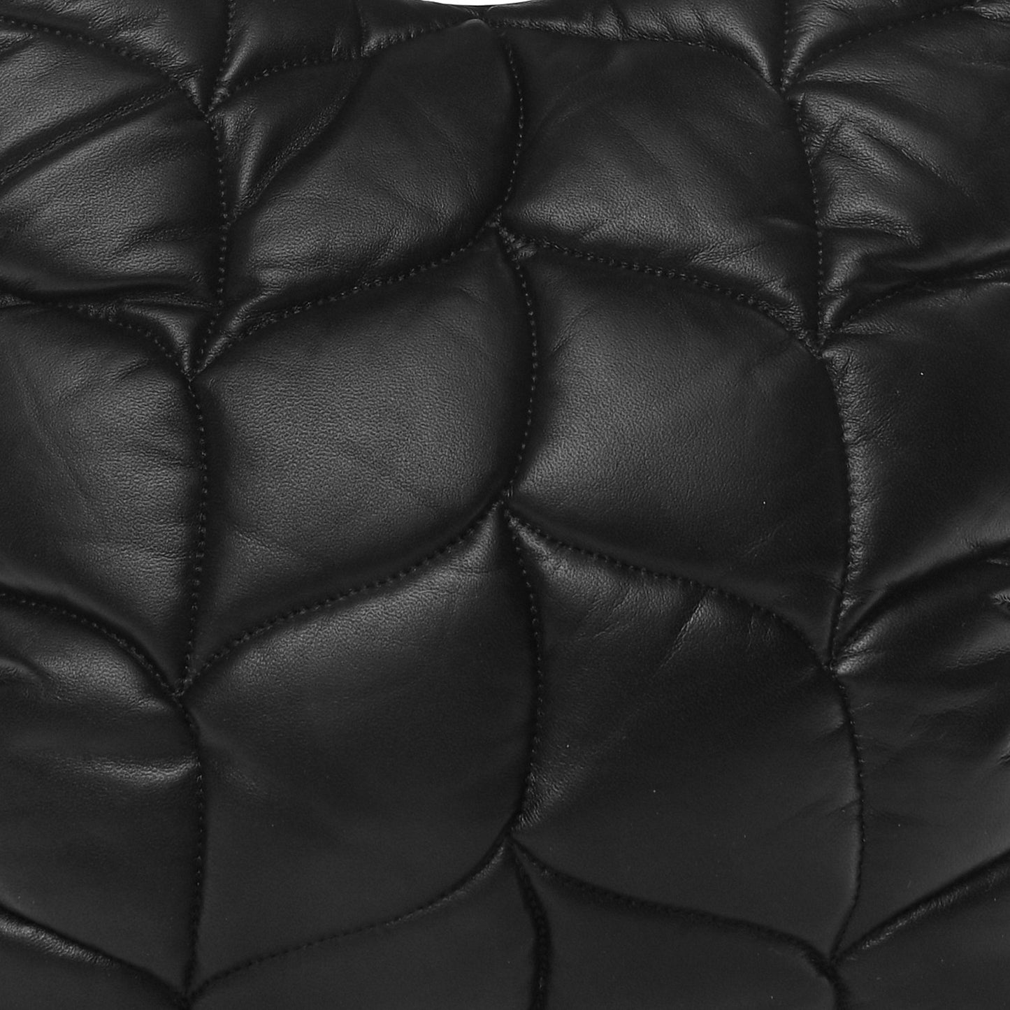 Nappa Pillow Quilted Big Softie Tote Black