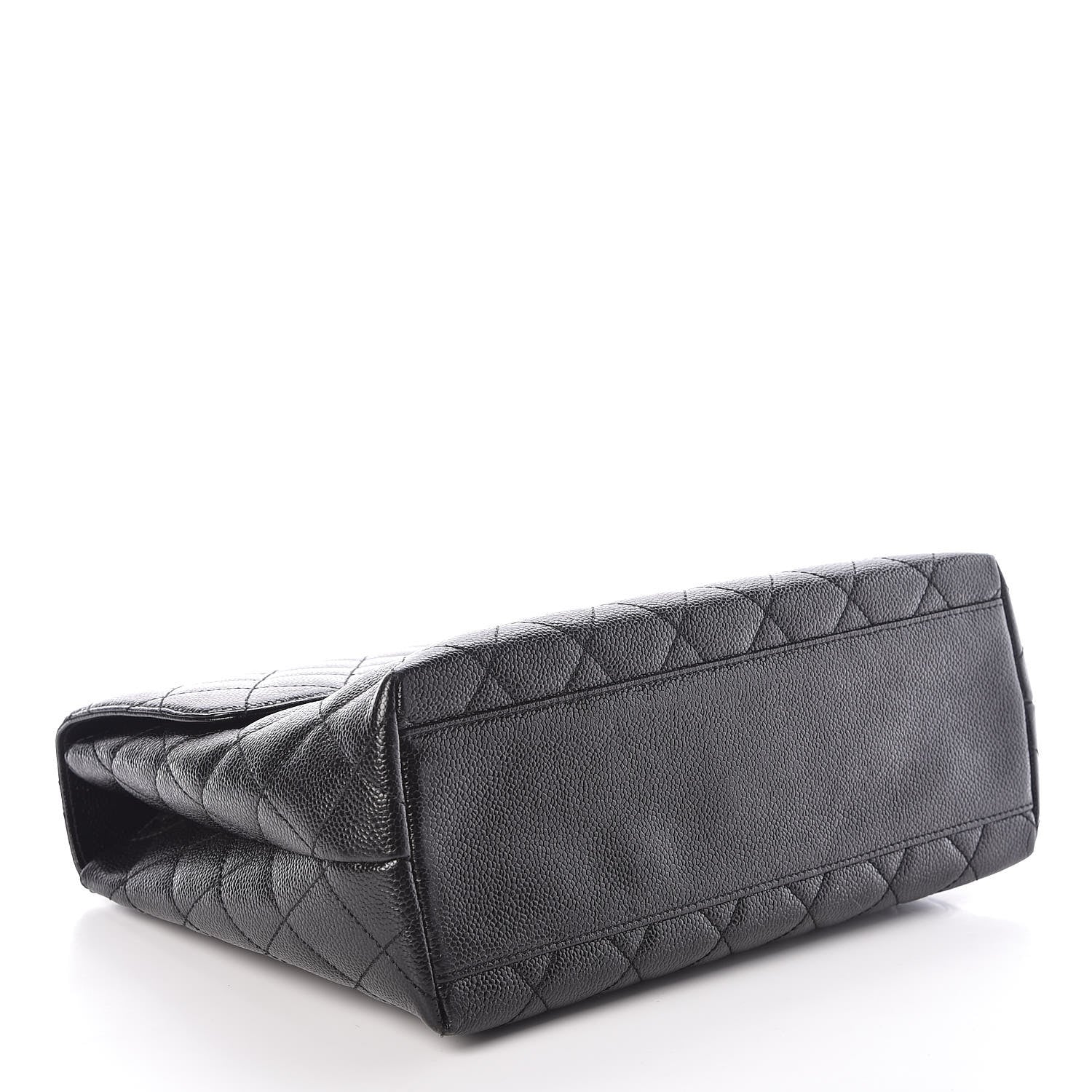 Chanel Caviar Quilted Jumbo Kelly Flap Black 4 of 12