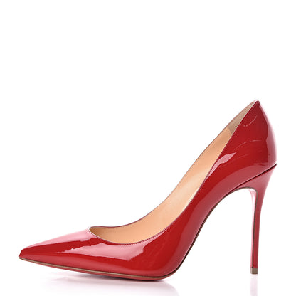 Christian Louboutin Patent Calfskin Decollete 554 100 Pumps 36.5 Red 1 of 9