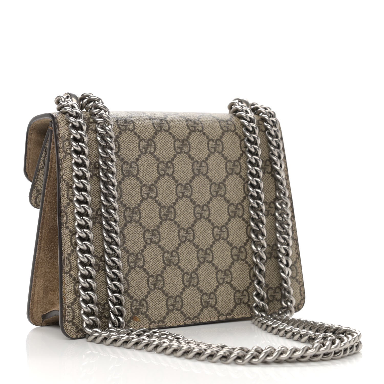 Gucci GG Supreme Monogram Mini Dionysus Shoulder Bag Taupe 3 of 14