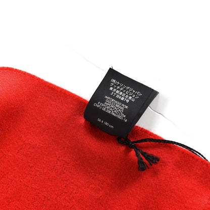 Gucci Cashmere GG Monogram Gem Lux Scarf Flame 4 of 4