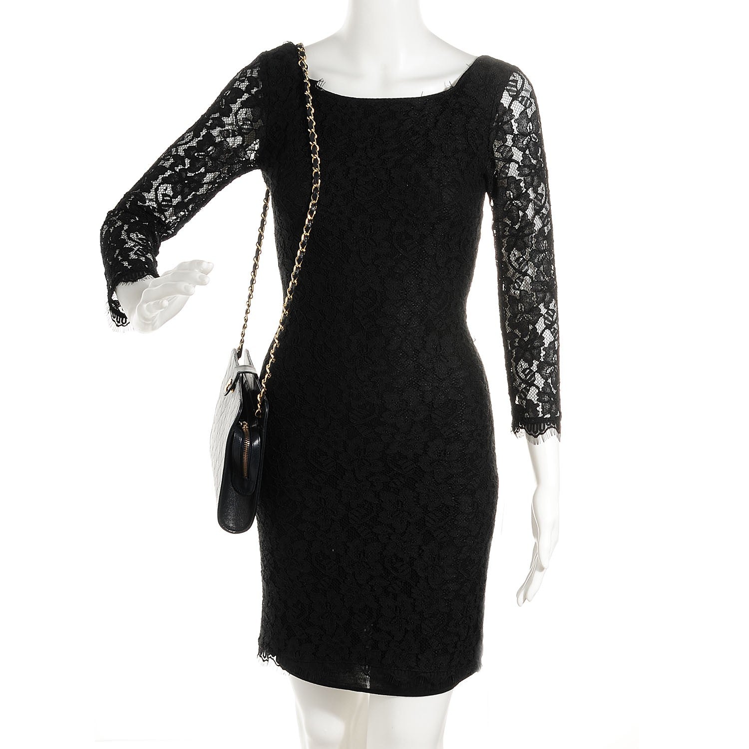 Chanel Lambskin Quilted Shoulder Bag Black 2 of 7