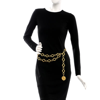 Chanel Chain CC Medallion Belt Gold 2 of 7