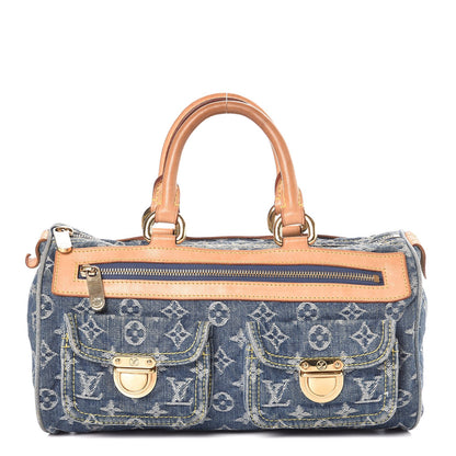 Louis Vuitton Monogram Denim Neo Speedy Blue 1 of 7