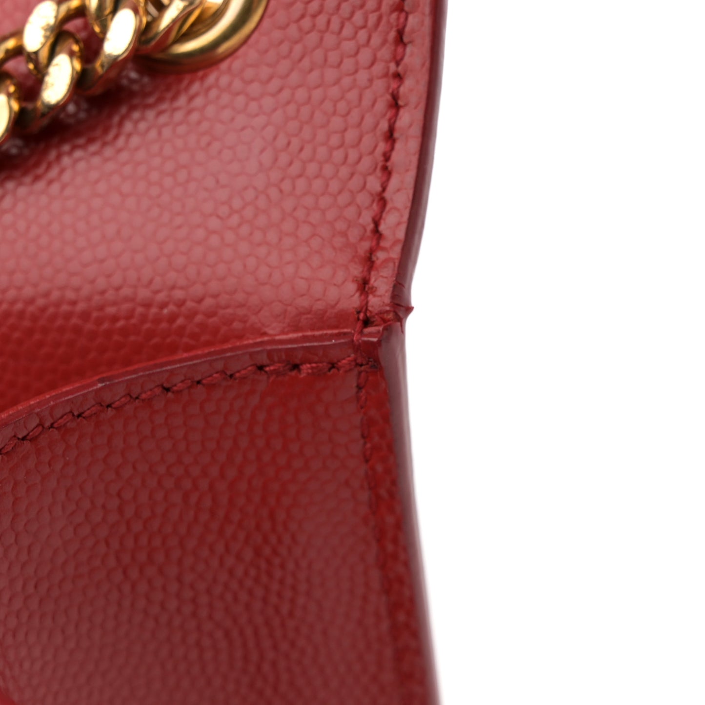 Grain De Poudre Small Monogram Kate Satchel Red
