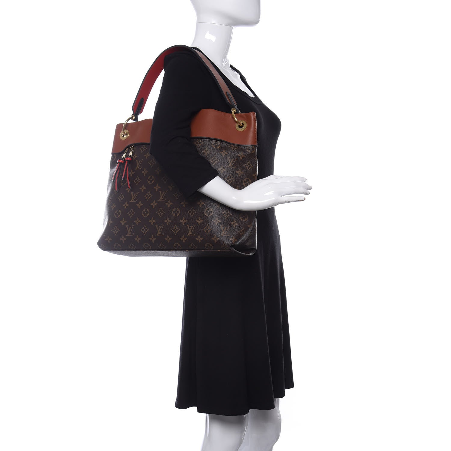 Louis Vuitton Monogram Tuileries Hobo Caramel 2 of 13
