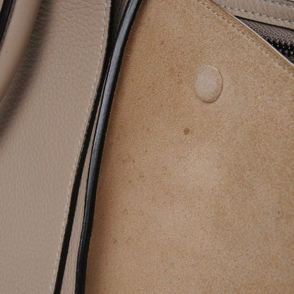 Celine Drummed Calfskin Suede Large Trapeze Dune 8 of 12