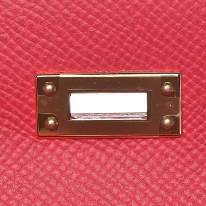 Hermes Epsom Kelly Sellier 25 Rose Extreme 26 of 37