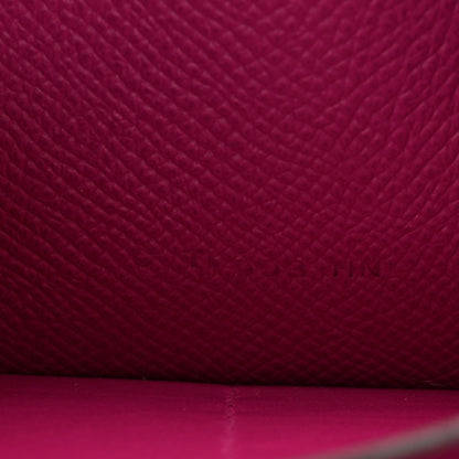 Hermes Epsom Kelly Longue Wallet Rose Pourpre 8 of 9