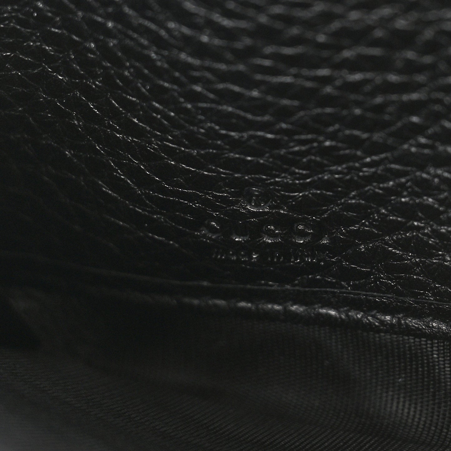 Pebbled Calfskin Dorian Zip Around Wallet Black
