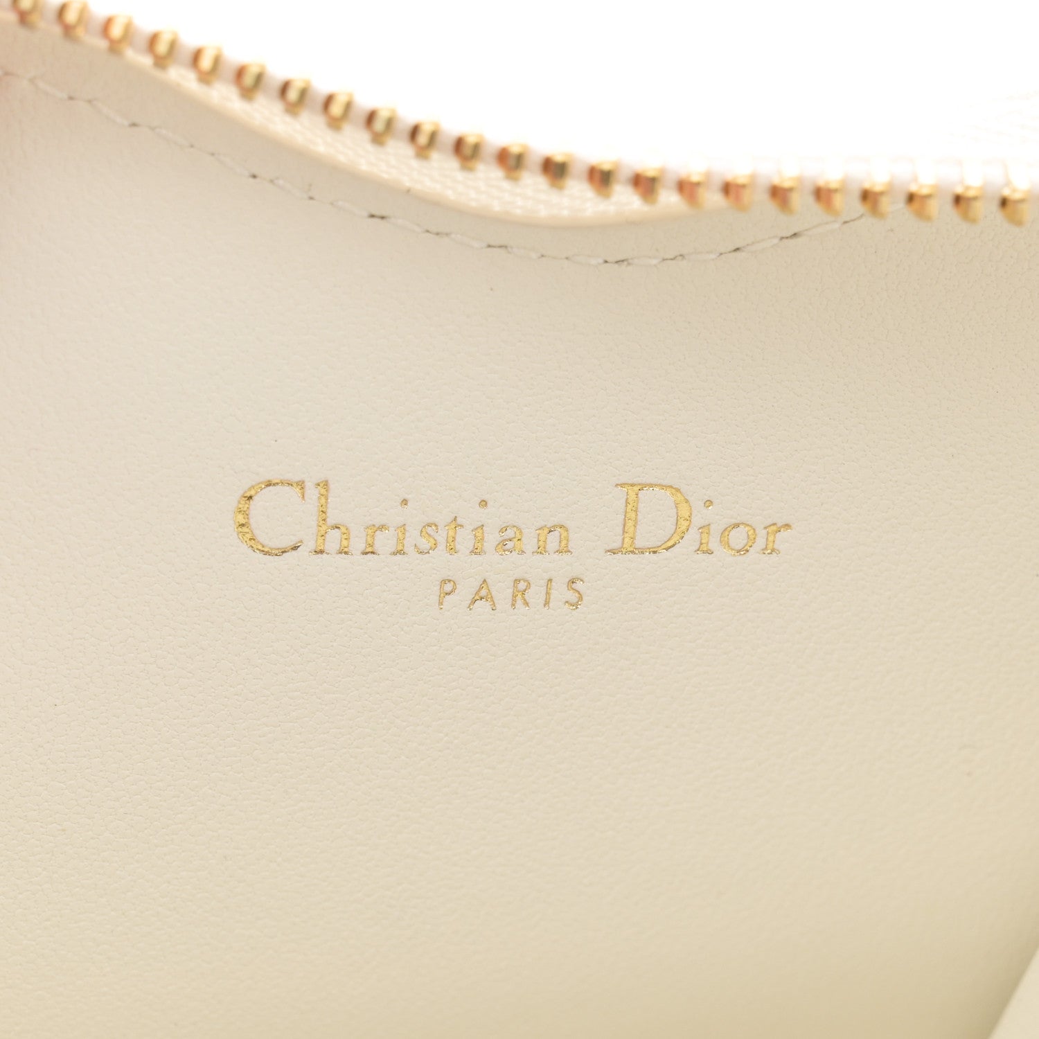 Christian Dior Calfskin Cannage Dioramour Caro Heart Pouch With Chain White 6 of 12