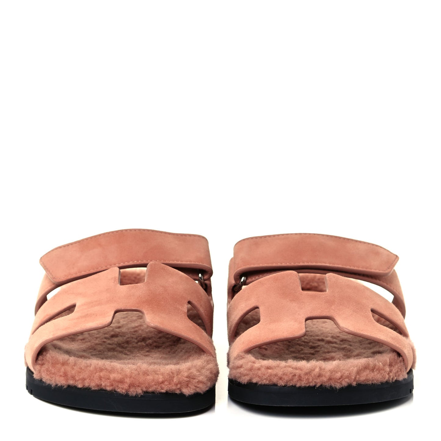 Suede Goatskin Woolskin Womens Chypre Sandals 40 Rose Aube