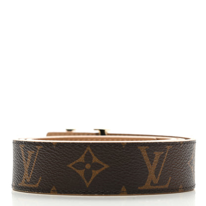 Louis Vuitton Monogram Calfskin 30mm LV Initiales Reversible Belt 85 34 Arizona 2 of 6