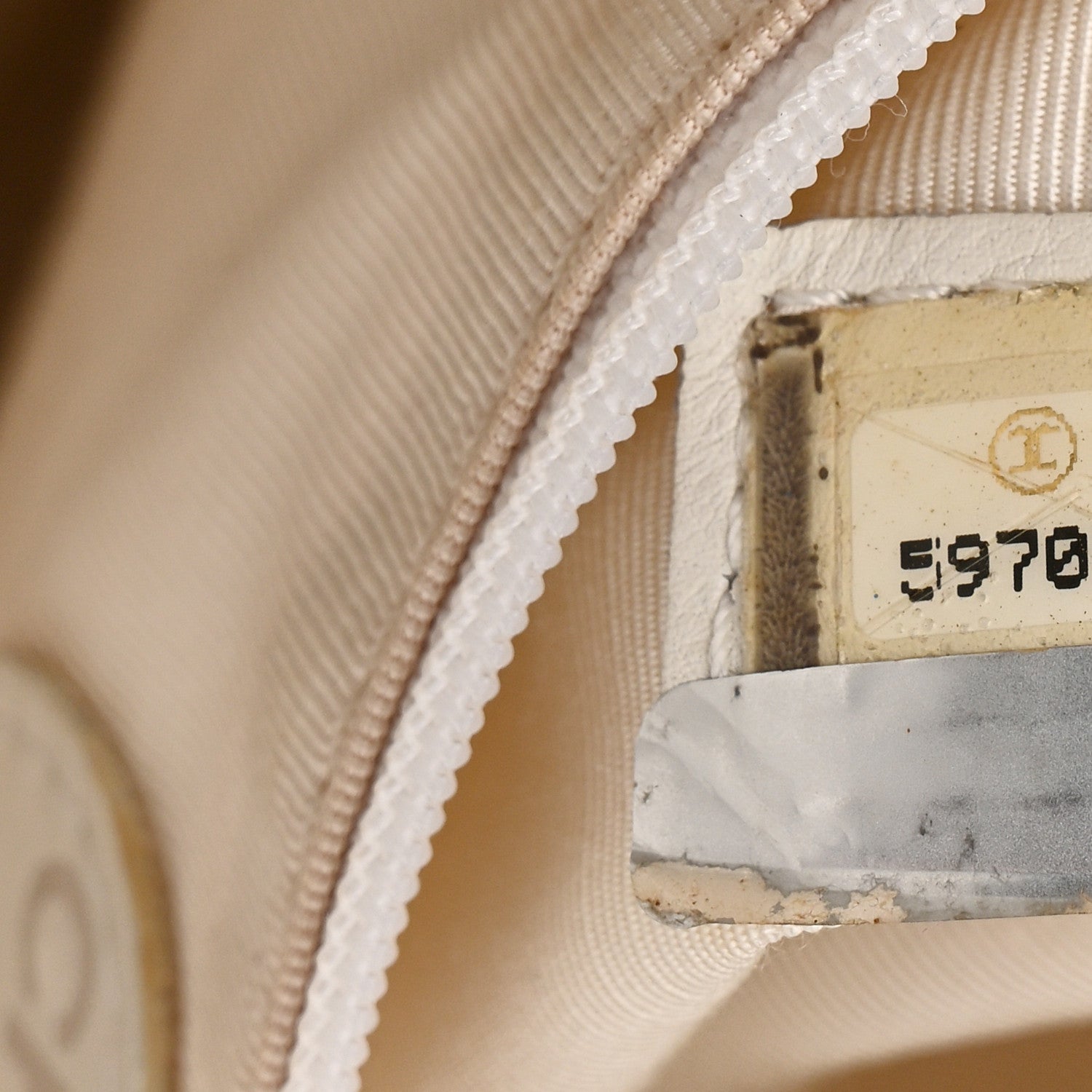 Chanel Caviar CC Backpack White 7 of 19