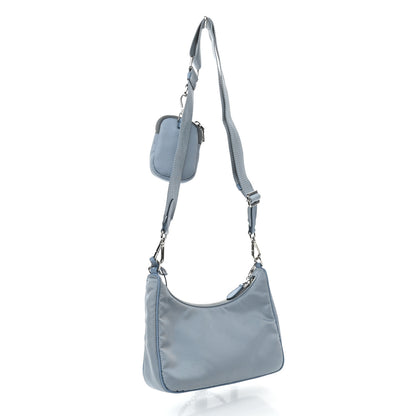 Prada Nylon Re-Edition 2005 Shoulder Bag Astrale 3 of 12