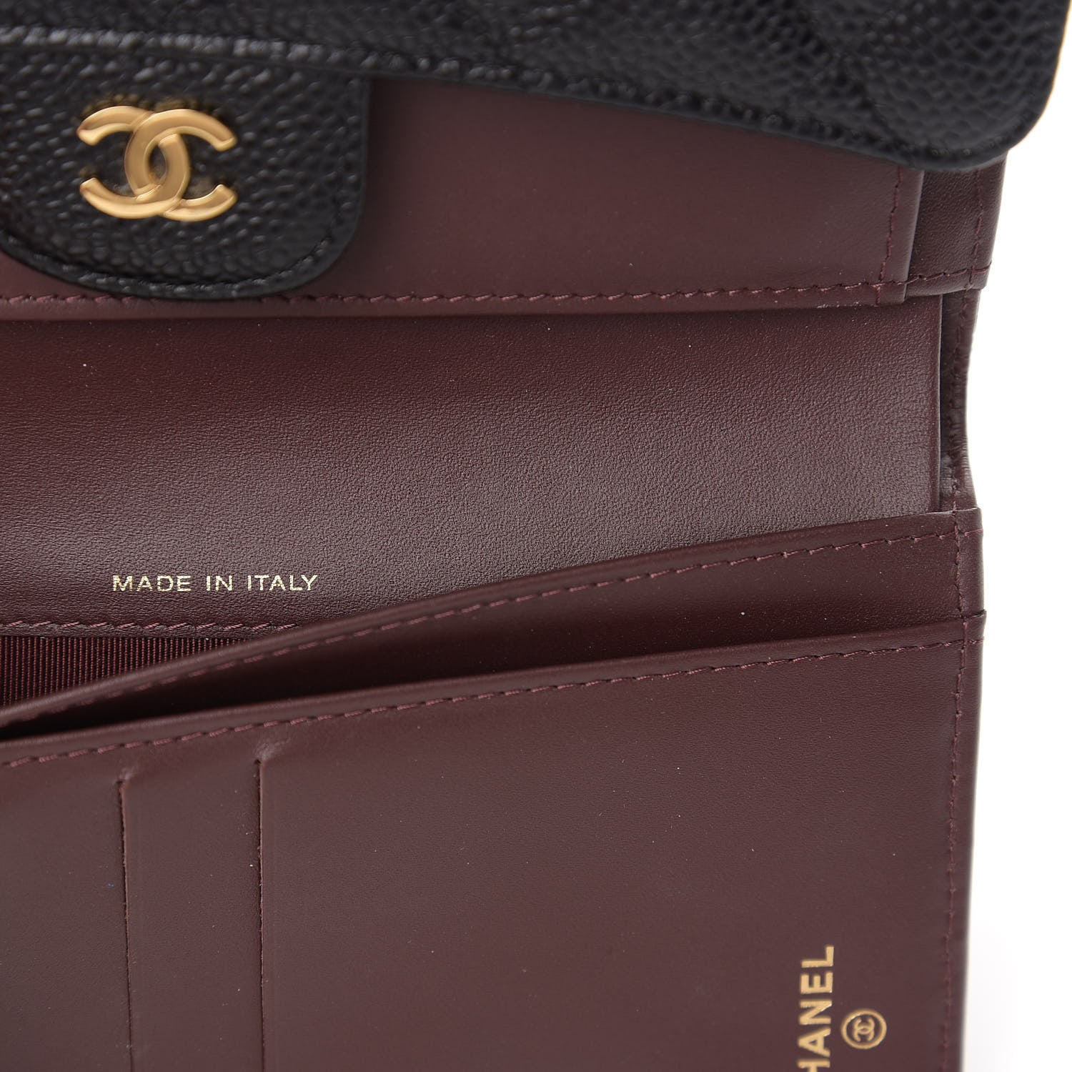 Chanel Caviar Quilted Large Flap Wallet Black 10 of 13